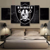 Image of Oakland Raiders Sports Wall Art Home Decor Canvas Print - BlueArtDecor