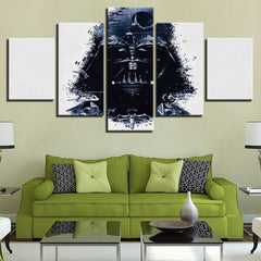 Black White Star Wars Wall Art Decor Canvas Printing