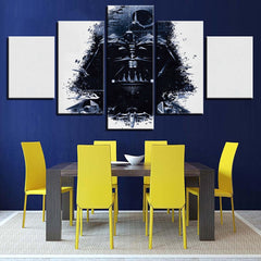 Black White Star Wars Wall Art Decor Canvas Printing - BlueArtDecor