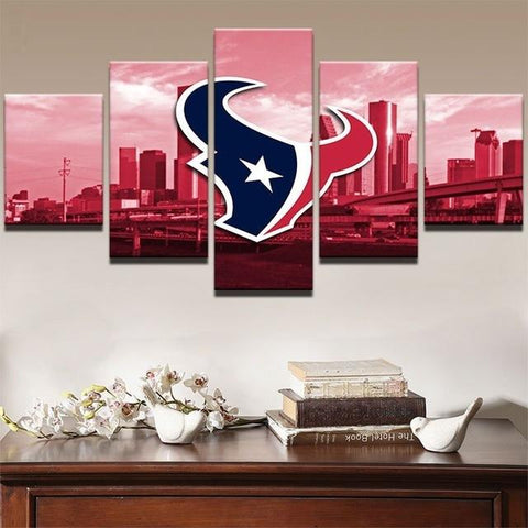Houston Texans Sports Wall Art Decor Canvas Printing