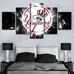 New York Yankees Sports Wall Art Decor Canvas Printing - BlueArtDecor