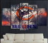 Image of Chicago Bears Sports Wall Art Decor Canvas Printing