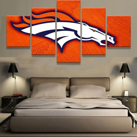 Denver Broncos Sports Wall Art Decor Canvas Printing