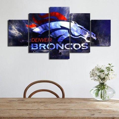 Denver Broncos Wall Art Decor Canvas Printing