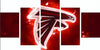 Image of Atlanta Falcons Team Sports Wall Art Canvas Printing - BlueArtDecor