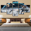 Image of Millennium Falcon X-Wing Star Wars Wall Art Decor Canvas Prints Paintings Printing Movie Posters - BlueArtDecor