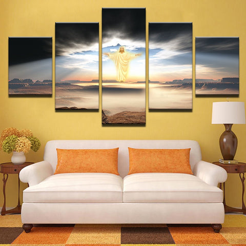 Jesus Is Coming Christian Wall Art Decor Canvas Printing - BlueArtDecor