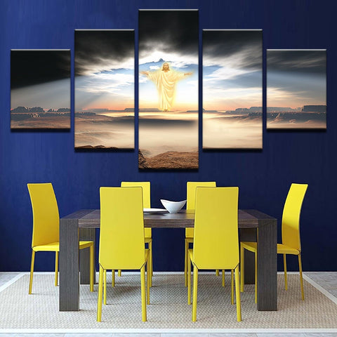 Jesus Is Coming Christian Wall Art Decor Canvas Printing - BlueArtDecor