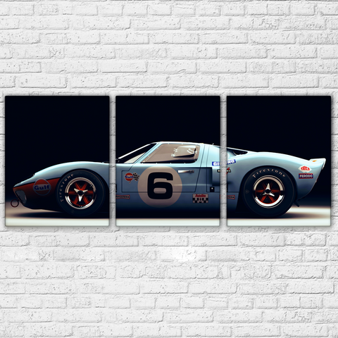 Luxury Sports Car Racing Wall Art Decor Canvas Printing - BlueArtDecor