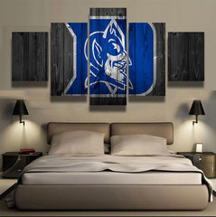 Duke Blue Devil Sports Wall Art Decor Canvas Printing - BlueArtDecor