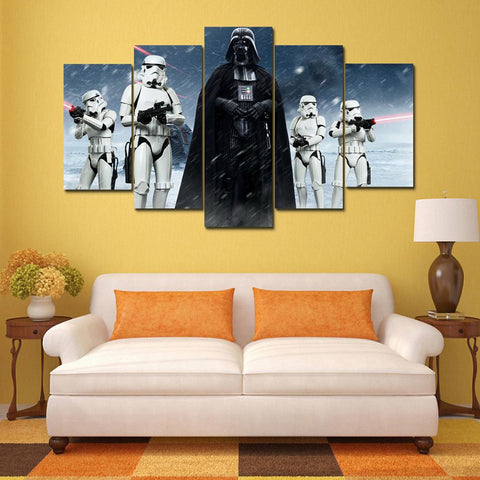 Star Wars Darth Vader Wall Art Decor Canvas Print Poster Movie - BlueArtDecor