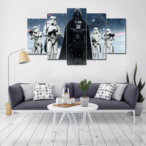 Star Wars Darth Vader Wall Art Decor Canvas Print Poster Movie - BlueArtDecor