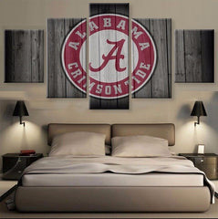 Alabama Crimson Tide Sports Team Wall Art Decor Canvas Printing - BlueArtDecor