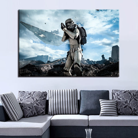 Stormtroopers Star Wars Wall Art Canvas Print
