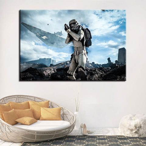 Stormtroopers Star Wars Wall Art Canvas Print