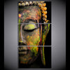 Image of Buddha Portrait Religion Wall Art Canvas Printing