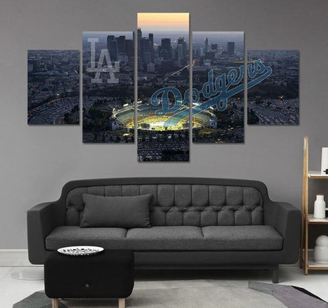 Los Angeles Dodgers Sports Canvas Printing Wall Art Decor