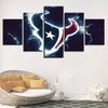 Image of Houston Texans Sports Wall Art Home Decor Canvas Print - BlueArtDecor