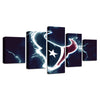 Image of Houston Texans Sports Wall Art Home Decor Canvas Print - BlueArtDecor