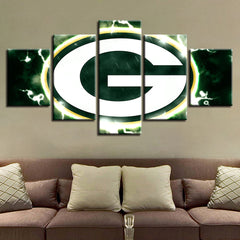 Green Bay Packers Sports Wall Art Home Decor Canvas Print
