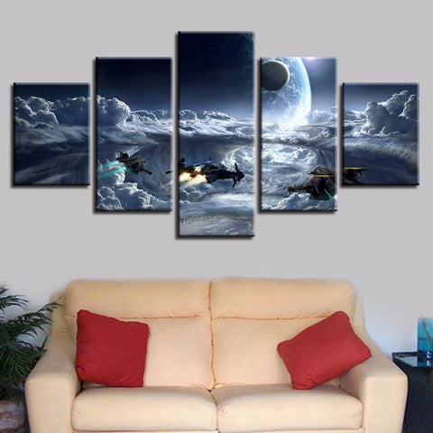 Star Wars Cloud Wall Art Decor Canvas Printing - BlueArtDecor