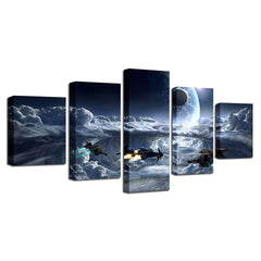 Star Wars Cloud Wall Art Decor Canvas Printing