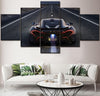 Image of Luxury Black Sports Car Wall Art Decor Canvas printing - BlueArtDecor