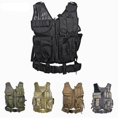 Men Military Tactical Vest Paintball Camouflage Hunting