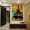 Image of Eiffel Tower Vintage Wall Color Wall Art Decor Canvas Printing - BlueArtDecor