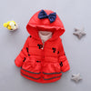 Image of Hooded coat winter cute jacket outerwear - BlueArtDecor