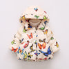 Image of Hooded coat winter cute jacket outerwear - BlueArtDecor