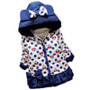 Image of Hooded coat winter cute jacket outerwear - BlueArtDecor