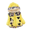 Image of Hooded coat winter cute jacket outerwear - BlueArtDecor