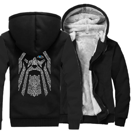 Odin Vikings wool hoodies jacket sweatshirt - BlueArtDecor