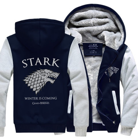 Game of Thrones wool hoodies jacket sweatshirt - BlueArtDecor