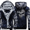 Image of Skull wool hoodies jacket sweatshirt - BlueArtDecor