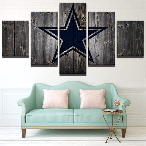 Dallas Cowboys Sports Wall Art Home Decor Canvas Print - BlueArtDecor