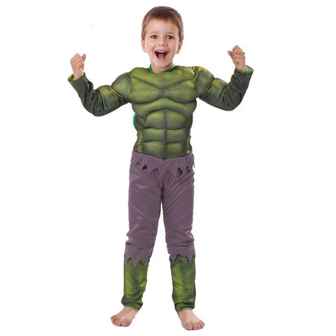 Avengers Hulk Muscle Costume Halloween Carnival Party - BlueArtDecor