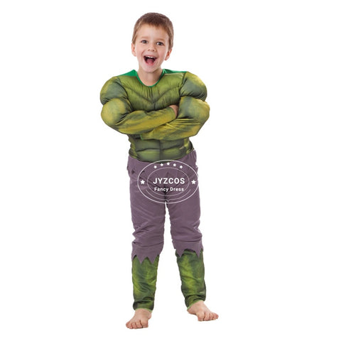 Avengers Hulk Muscle Costume Halloween Carnival Party - BlueArtDecor
