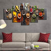 Image of Kitchen flavoring spices food wall art canvas printing